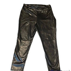 Gabrielle Union NY & Co faux leather skinny pants. Black. Women’s size XXL NWT